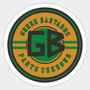 Green Bastards Sticker